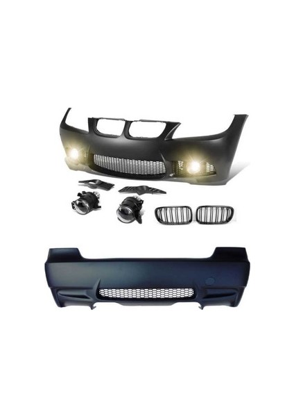 Bmw 3 Seisi E90 Lci 2009-2013 M3 Body Kit (Ön Arka Tampon-Panjur-Sis Lambası)