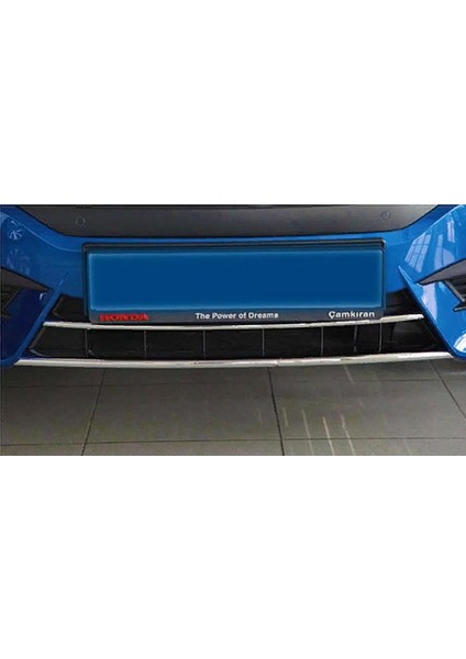 Honda Civic Fc5 2016-2019 Ön Tampon Alt Nikelajı 2 Parça