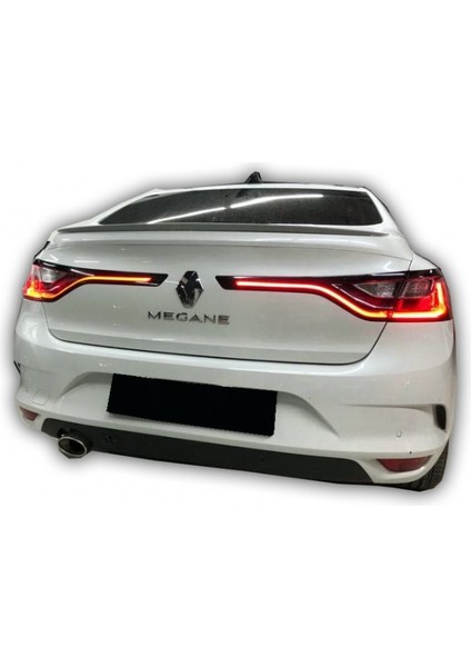 Psd Renault Megane 4 Sedan 2012 - 2019 Spoiler Plastik Boyasız