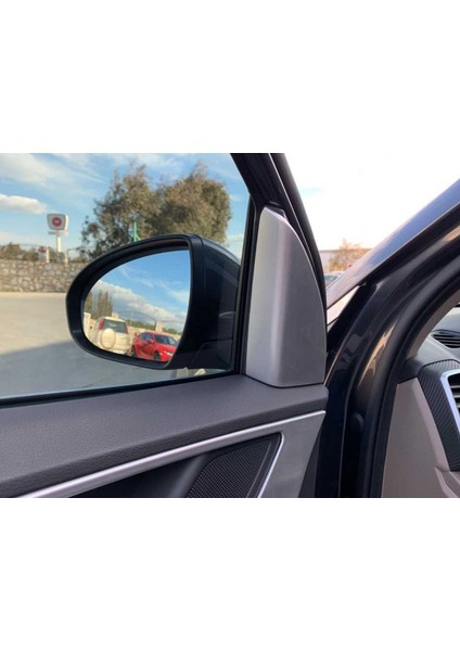 Hyundai Tucson 2015-2018 Kapı Cam Kenar Kaplama Seti Silver
