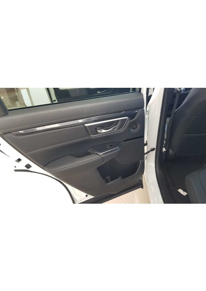 Honda Cr-V 2017+ Karbon Kapı Döşeme Çıtası