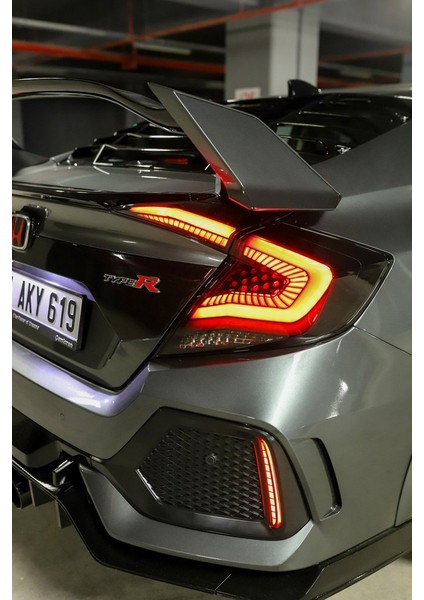 Honda Civic Fc5 2016-2021 Omurga Led Stop Smoke