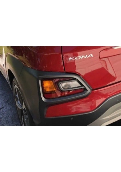 Çmk Hyundai Kona Arka Sis Kaplama - Piano Black