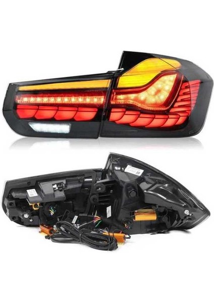 Bmw F30 3 Serisi Dragon Led Stop Dinamik Animasyonlu Smoke (Şeffaf)
