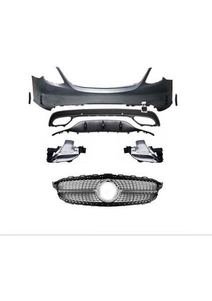 Mercedes W205 C Serisi Makyajlı Amg Body Kit (Oem Amg Dönüşüm)