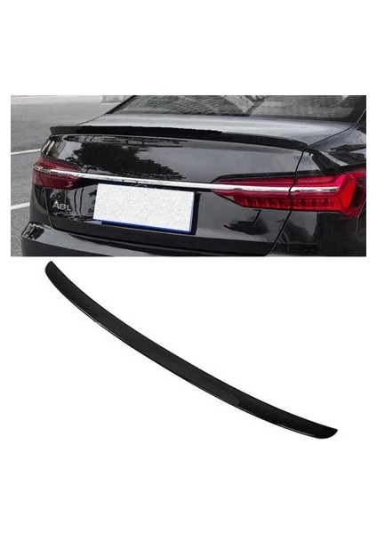 Audi A6 2019+ Spoiler Parlak Siyah