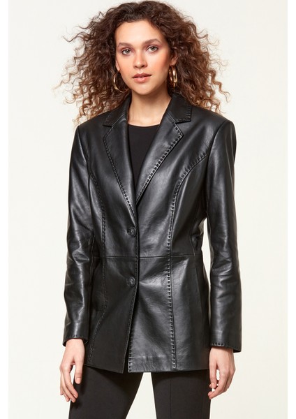 Barbara Kadın Deri Ceket modelleri