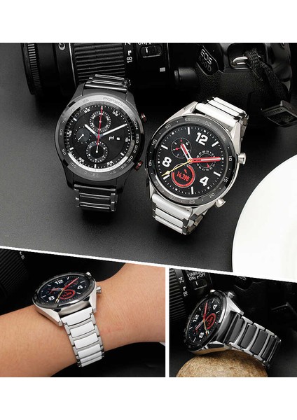 Huawei Watch Gt 3 42MM Seramik Kaplamalı Metal Kordon Akıllı Saat Kordonu indirimleri