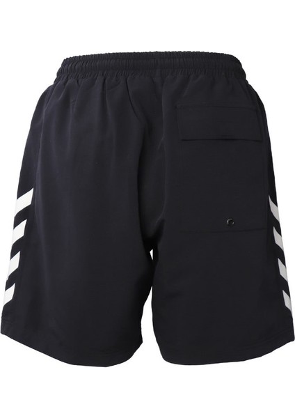 950016-2001 Normal Bel Regular Fit Düz Siyah Erkek Şort Mayo