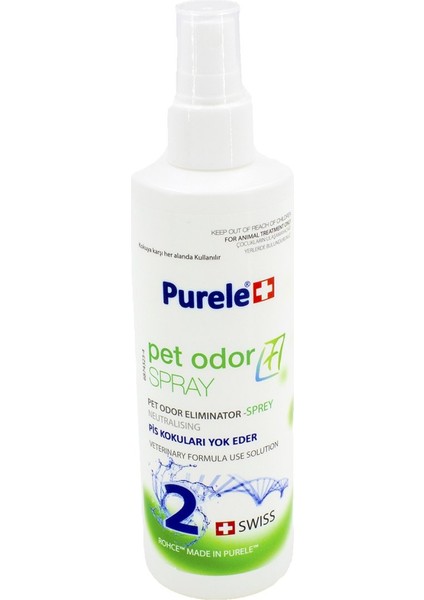 Purele Pet Odor Kötü Koku Giderici Sprey