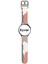 Samsung Galaxy Watch Active 2 Uyumlu Desenli Silikon Kordon 20MM (Pembe-Gri) 1