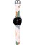 Amazfit Gts 2 42MM Uyumlu Desenli Silikon Kordon 20MM (Yeşil-Kahve) 2