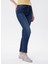 Yüksek Bel Dar Kalıp Düz Mavi Kadın Denim Pantolon - 222 LCF 121008 4