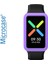 Oppo Watch Free Önü Açık Tasarım Silikon Kılıf - Mor 2