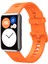 Huawei Watch Fit Uyumlu A+ Yüksek Kalite Yumuşak Pürüzsüz Silikon Kordon Kayış 1