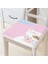 Pembe Zeminde Anne ve Yavru Ayı Baby Shower Dijital Baskılı Çocuk Odası Fermuarlı Sandalye Minderi 1