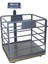 Hcw 600 kg x 200 gr 80 x 90 Canlı Hayvan Baskülü ( Küçük Baş ) 1