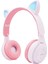 Kedi Kulak Kulaklık Bluetooth Kulaklık Katlanabilir Kulak Kulaklık Beyaz (Yurt Dışından) 2