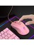 Bilgisayar Kablolu USB Mouse Oyun Mouse Light Up Rgb Optik Masaüstü Pc Pembe Için 5