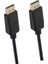 6 Ft Siyah Displayport Dısport Dp'ye Dp Kablo Yüksek Hızlı Video Kablosu (Yurt Dışından) 3