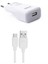 Eu-39-Casper Vıa G1 Plus Uyumlu Mikro USB Girişli 2.0 Amper Şarj Aleti+Kablo Şarj Cihazı - J15 3