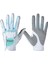 Kadınlar Sol Sağ El Yumuşak Nefes Golf Eldiven Dişi Slaytlar Spor Eldiven Çifti Beyaz Mavi M 1