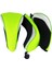 3 Adet Nefes Golf Kulübü Başkanı Kapakları 1 3 5 Headcovers Kollu Sayı Tags Yeşil 3