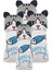 4 Su Geçirmez Golf Ahşap Kafa Kapak Hayvanları Set No. 1 3 5 Ut Sürücü Headcover Cat 2