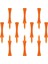 10 Adet Golf Tees Plastik Golf Tırnak Sınır Pin Açık Spor Kaynağı 70MM Turuncu 3