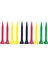 10 Paket Çeşitli Golf Tee Pin Şekli Plastik Golf Tee ile Üst Yastık 60MM 3