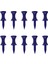 10 Adet 70MM Plastik Golf Tees Açık Golf Acemi Için Egzersiz Malzemeleri 37MM Mavi 2