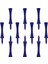 10 Adet 70MM Plastik Golf Tees Açık Golf Acemi Için Egzersiz Malzemeleri 70MM Mavi 3