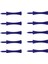 10 Adet 70MM Plastik Golf Tees Açık Golf Acemi Için Egzersiz Malzemeleri 70MM Mavi 4