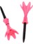 3 Adet Ayarlanabilir Golf Tees Plastik Dönebilen Golf Tees Golf Tee Set Pembe 3