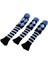 3 Golf Pom Pom Set Headcover Sürücü Fairway Woods Kafa Amparo Mavi Kapakları 1