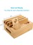 Bambu Mobil Şarj Dock Istasyonu Tutucu Telefon Standı Organizatör iPhone Için (Yurt Dışından) 2