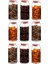 Bambu Vakum Kapaklı Cam Kavanoz 1300 ml 9 Lu 1