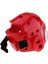 Taekwondo Kask Boks Karate Kafa Bekçi Dişli Yüz Koruyucu Maskesi Kırmızı Xl 3