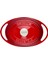 Döküm Oval Tencere Ölçü 22X28CM Kırmızı 2