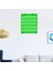 Manyetik Cep Grafiği Çift Taraflı Asılı Programı Cep Grafik Yeşil (Yurt Dışından) 4