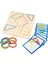 Ahşap Geoboard Matematiksel Grafik Dizi Blok Eğitici Oyuncak W / Kartları (Yurt Dışından) 1