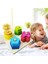 Bebek Montessori Ahşap Şekli Eşleştirme Istifleme Blokları Oyuncaklar Duyusal Oyuncaklar A (Yurt Dışından) 4