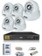 5 Kameralı 5mp Sony Lensli 1080P Fullhd Güvenlik Kamerası Sistemi - Cepten Izle - 320 Iç 1