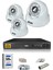 3 Kameralı 5mp Sony Lensli 1080P Fullhd Güvenlik Kamerası Sistemi - Cepten Izle - 320 Iç 1