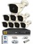 8 Kameralı 5mp Sony Lensli 1080P Fullhd Güvenlik Kamerası Sistemi - Cepten Izle - 1tbdış 1