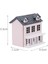 1/12 Ölçekli Dollhouse Minyatür Mini Süsler Ahşap Villa Zanaat Dıy Dekor Pembe 4