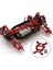 Wltoys Için Metal Arka / Ön Şok Kulesi 144001 124017 124019 Araç Parçaları Kırmızı 3
