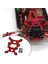 Wltoys Için Metal Arka / Ön Şok Kulesi 144001 124017 124019 Araç Parçaları Kırmızı 4