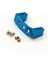 Wltoys Için Rc Metal Direksiyon Servo Dağı Braketi 144001 Rc Model Araba Parçaları Mavi 3