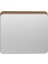 Nest Trendy Aydınlatmalı Ayna 80 cm Hareli Doğal Ahşap 56163 1